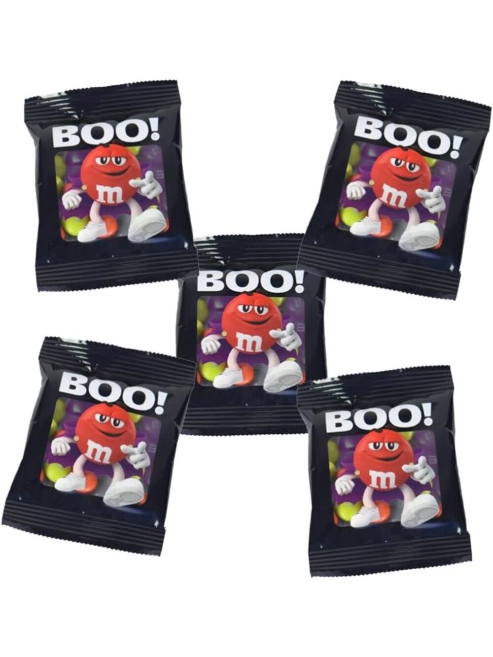 Halloween Milk Chocolate Candy Party Favors, BOO Design, Set of 30 Treats